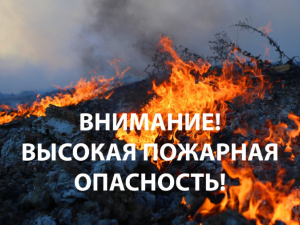 Высокая пожарная опасность